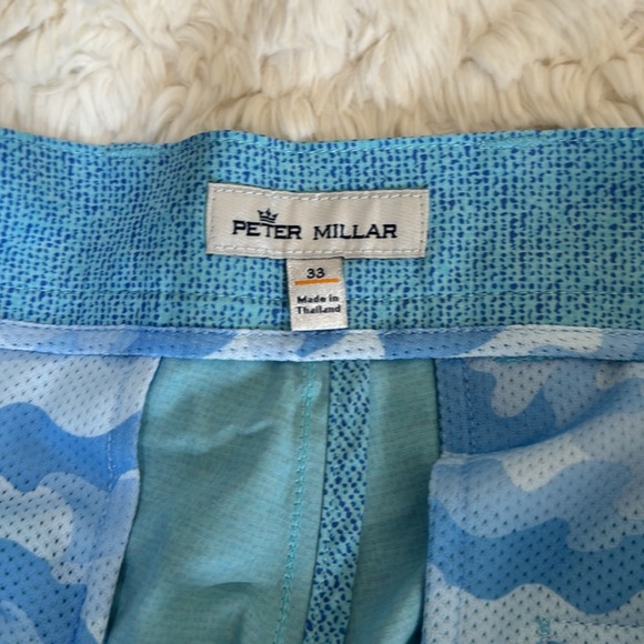 🆕 Peter Millar Men’s Blue Short Size 33 - Picture 5 of 11